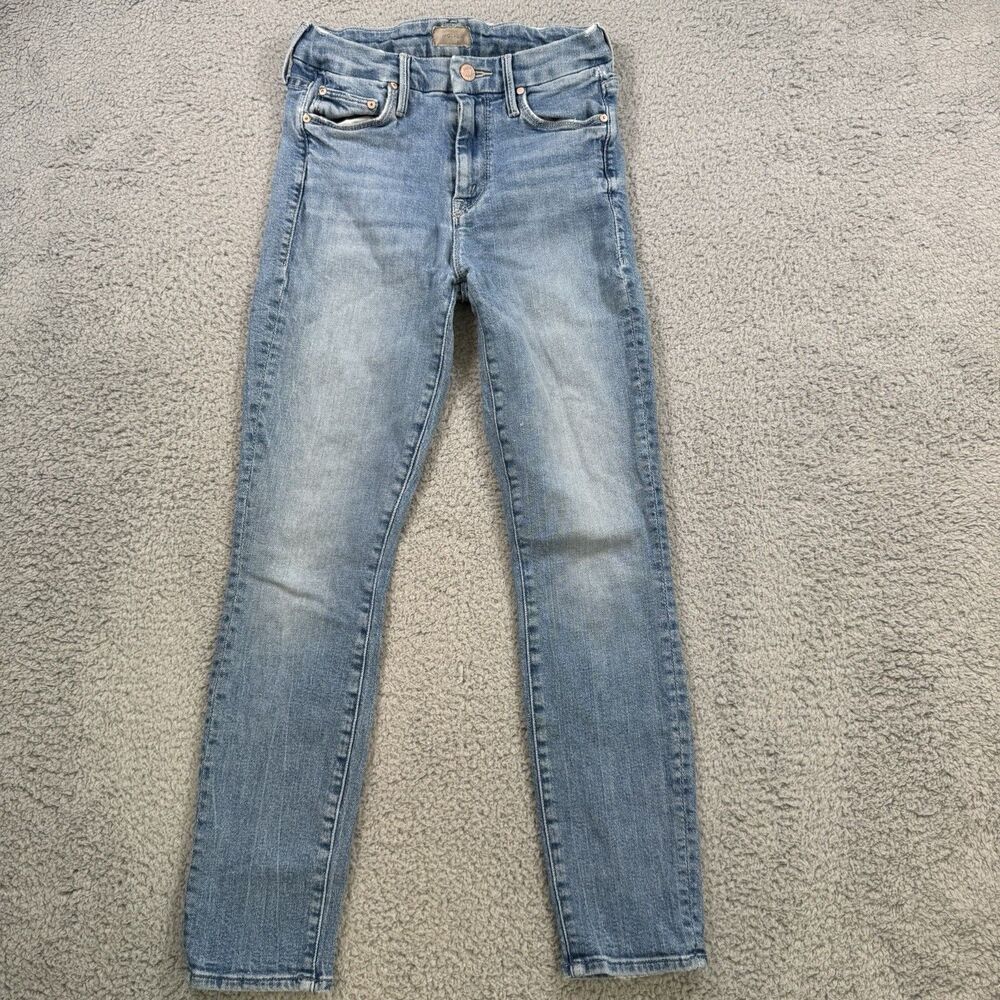 Mother Jeans Womens Size 24 Blue The Insider Crop Denim‎ Stretch